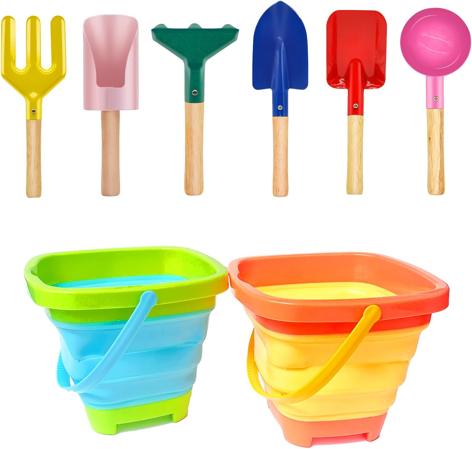 MTDASB Beach Buckets & Beach Toys for Kids,Sand To...