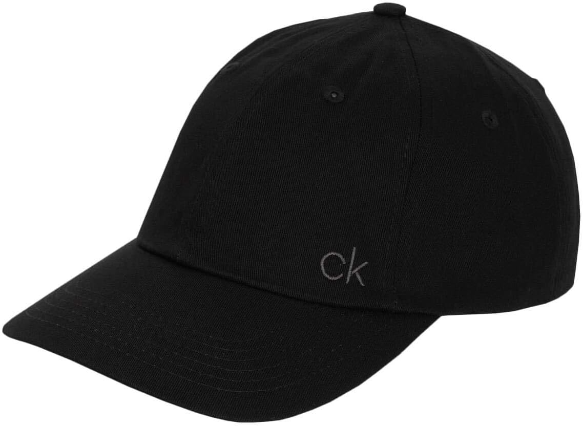 Calvin Klein Mens 2024 Classic Cotton Adjustable 6 Panel Baseball Cap One Size B...