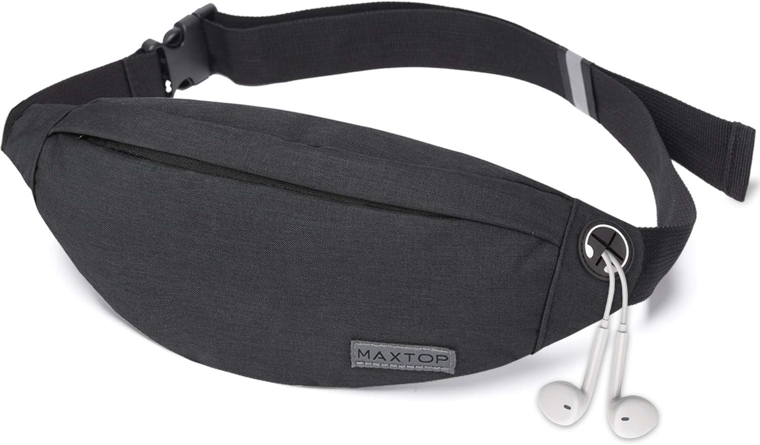 MAXTOP Bumbag Waist Fanny Pack Running Belt for Men Women Unisex Bum Bag with He...