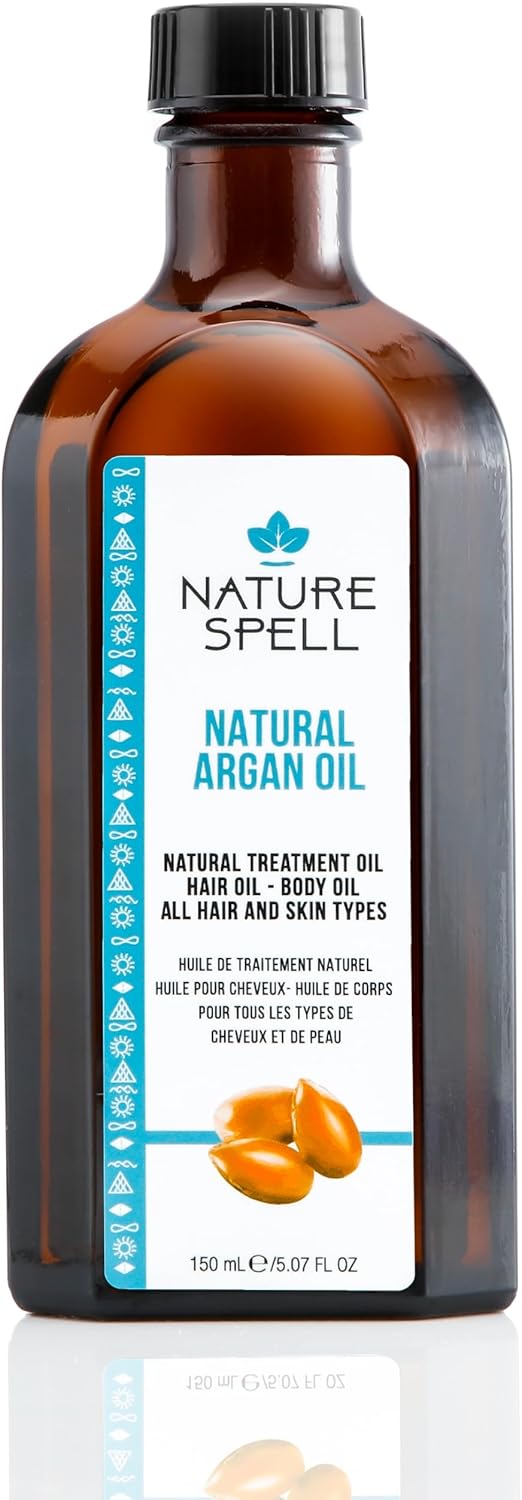 Nature Spell Argan Oil for Hair & Body 150ml - Targets Split Ends for your Hair...
