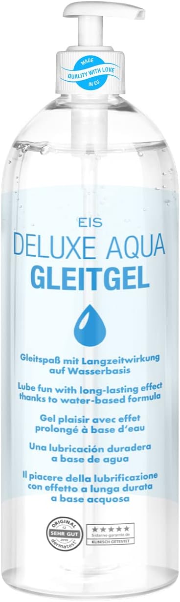 EIS Deluxe Aqua Lubricant | Lubricant for Anal Intercourse & Sex | Water-Based L...