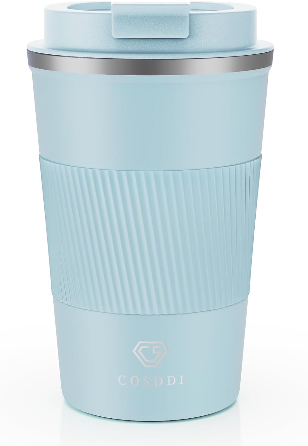 CS COSDDI Travel Mugs, Insulated Coffee Cup with Leakproof Lid - Reusable Coffee...