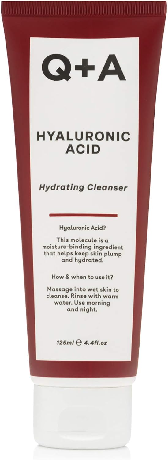 Q+A Hyaluronic Acid Hydrating Cleanser, uses Gentle and Smoothing Cleansing Agen...