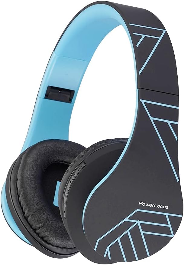 PowerLocus Bluetooth Headphones Over Ear, Wireless Headphones with Microphone, F...