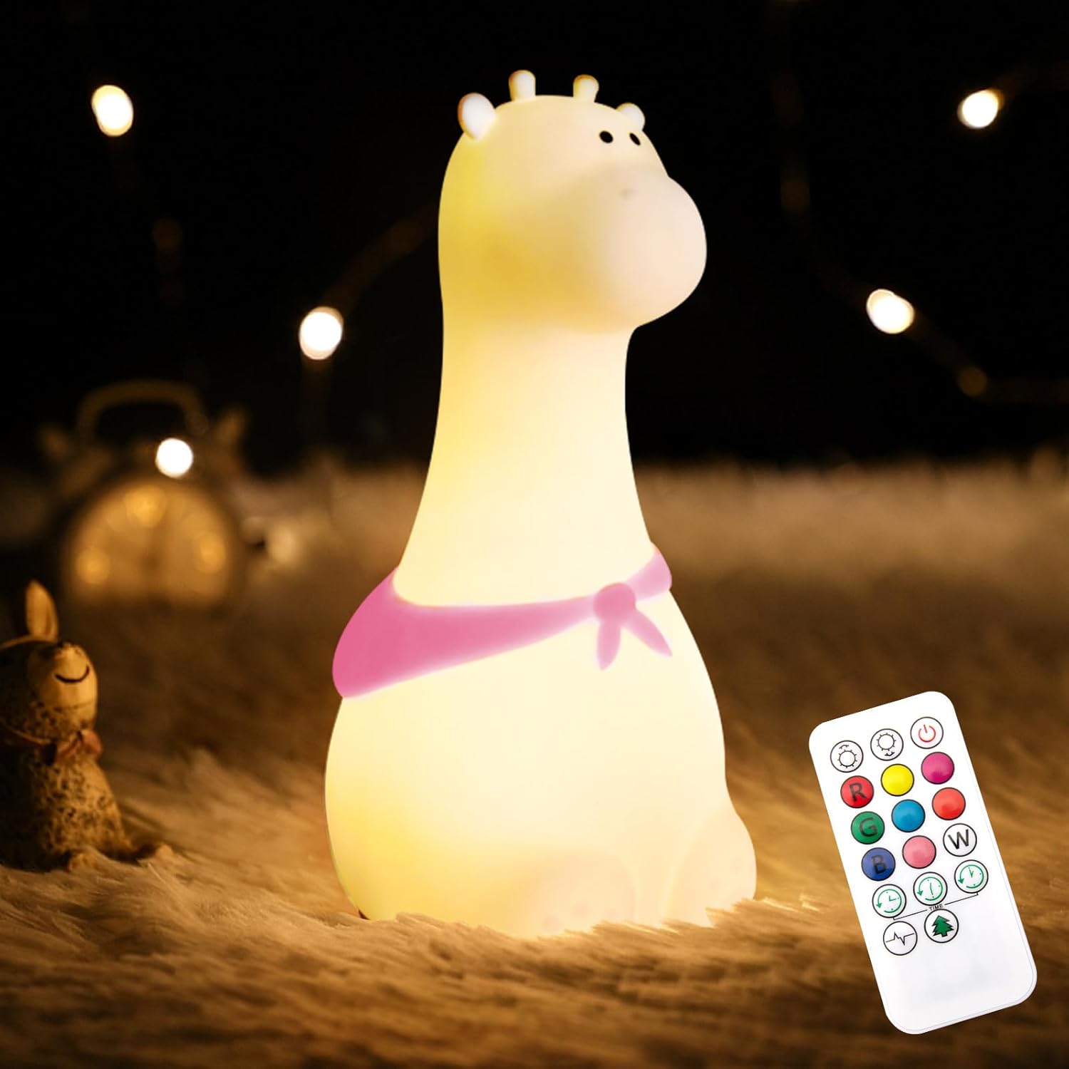 CHWARES Night Light for Kids, Giraffe Nursery Night Lights with Remote, 7 Color...