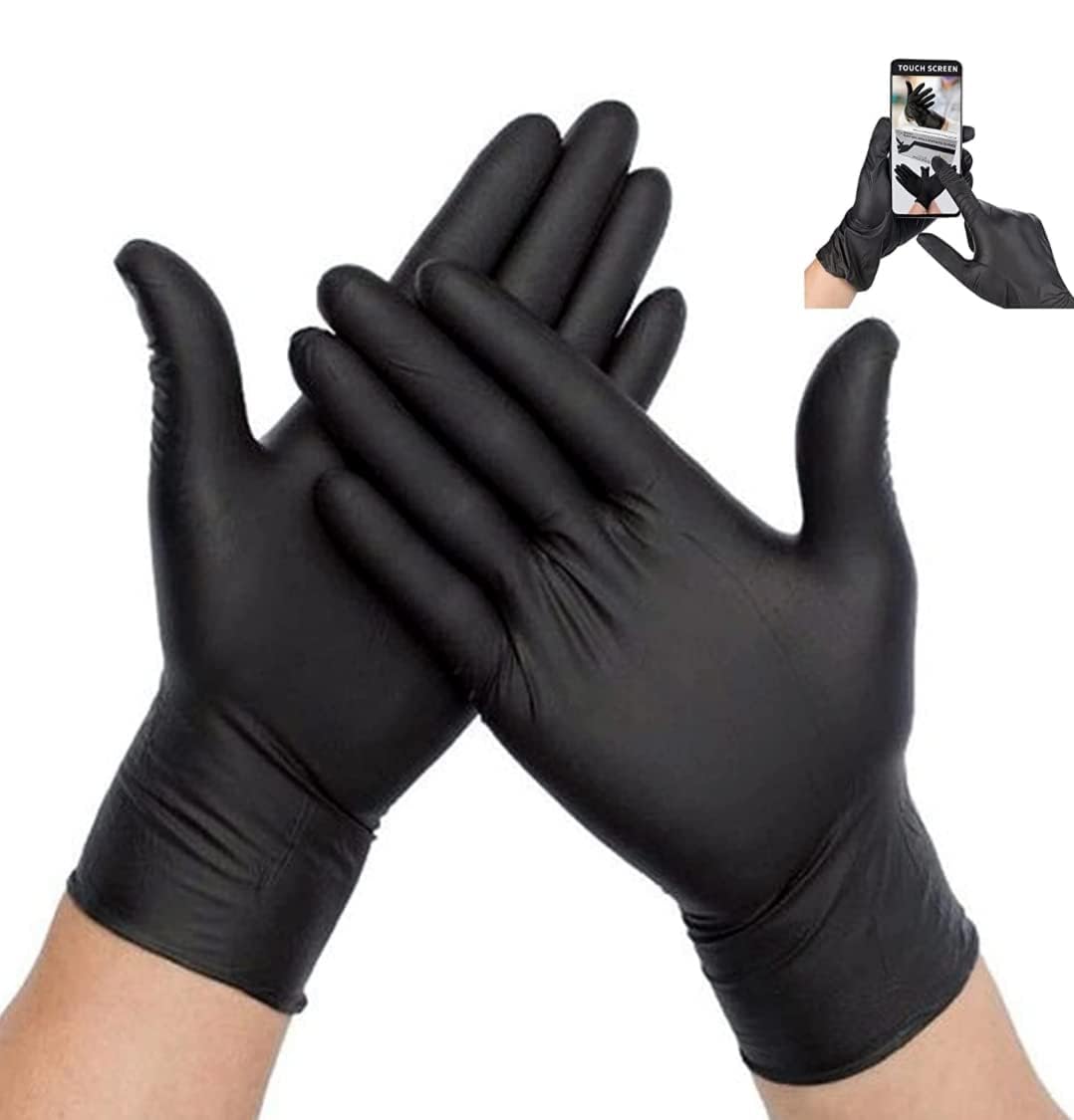 K-MART 100pack Professional Nitrile Powder Free Multi-Purpose Gloves, Disposable...