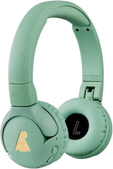 POGS Bluetooth wireless kids headphones | The Gecko 2 | Adjustable, foldable, du...