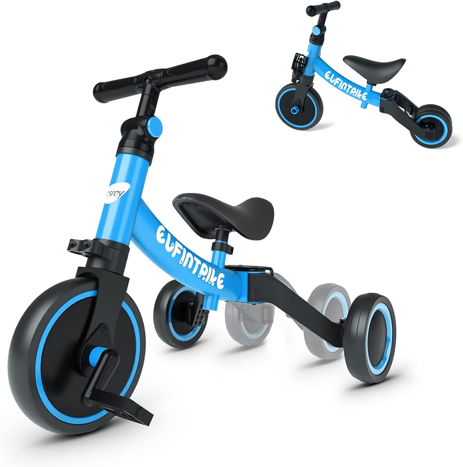 besrey 5 in 1 Toddler Bike for 10 Month to 4 Years Old Kids, Toddler Tricycle Ki...