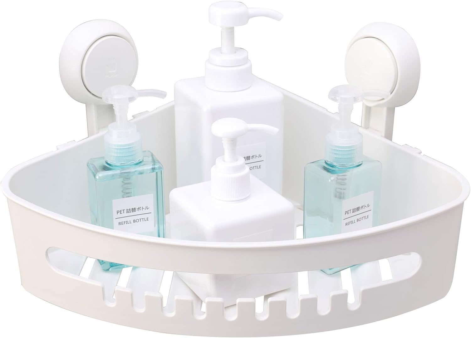 TAILI Corner Shower Caddy Suction Cups, Max Hold 10KG Shower Shelf Shower Basket...
