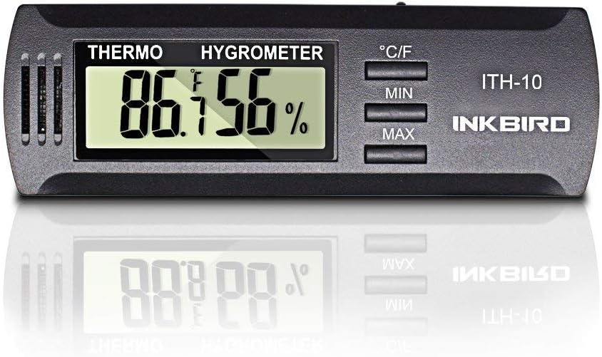 Inkbird ITH-10 Digital Hygrometer Humidity Meter Temperature Humidity Monitor Hy...