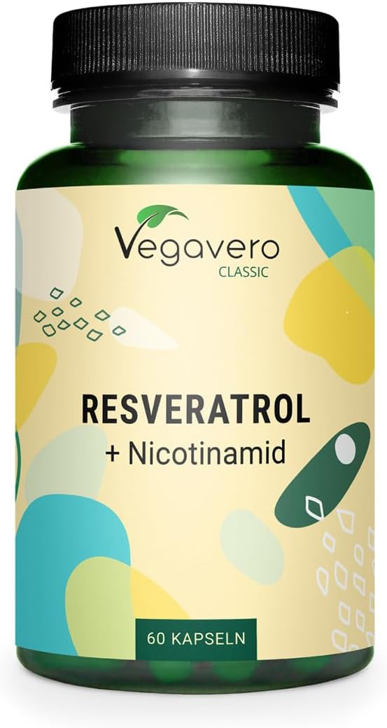 Vegavero Trans Resveratrol 98% | 1000mg per 2 Capsules | Natural Anti Aging & Sk...