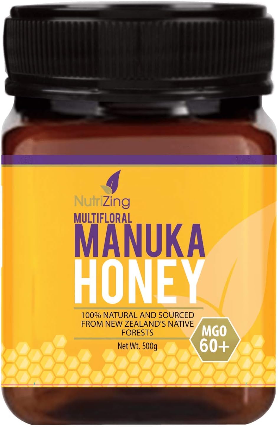 Award Winning Manuka Honey 60+ - From New Zealand - 100% Pure, Thick & Creamy -...
