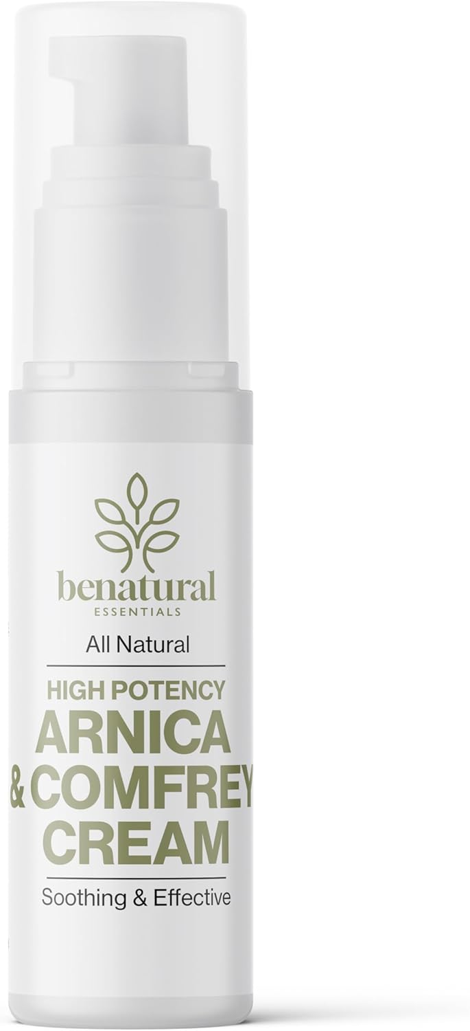 Benatural Essentials All Natural Arnica & Comfrey Cream 50g | Soothing Cream for...