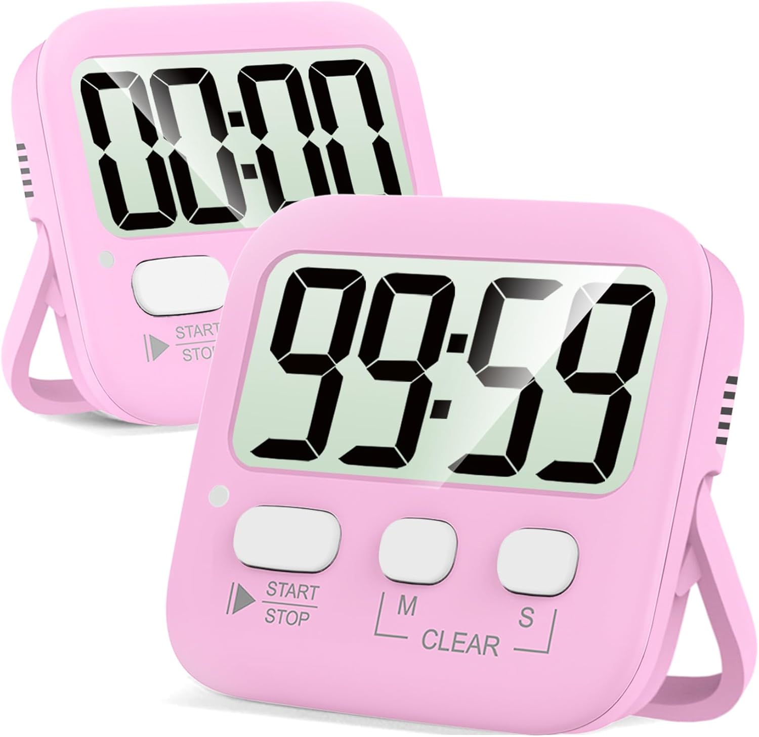 Antonki Timer, Kitchen Timers for Cooking, 2 Pack Kitchen Timer Digital Egg Time...