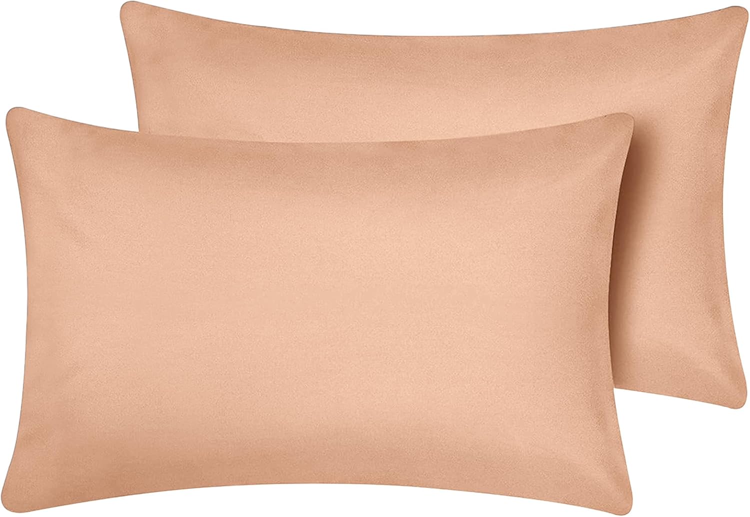Oxford Homeware Pillow Cases 2 Pack Brushed Microfiber – Standard Pillowcases Fa...