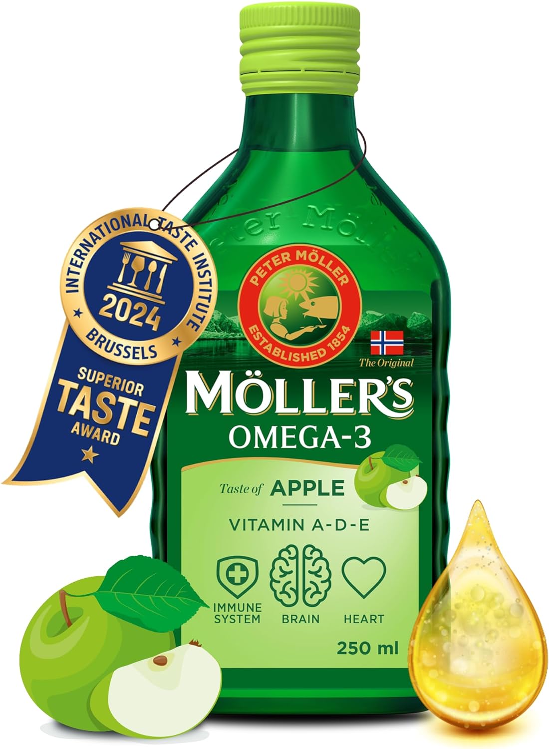 Moller’s ® | Omega 3 Cod Liver Oil | Omega-3 Dietary Supplements with EPA, DHA,...