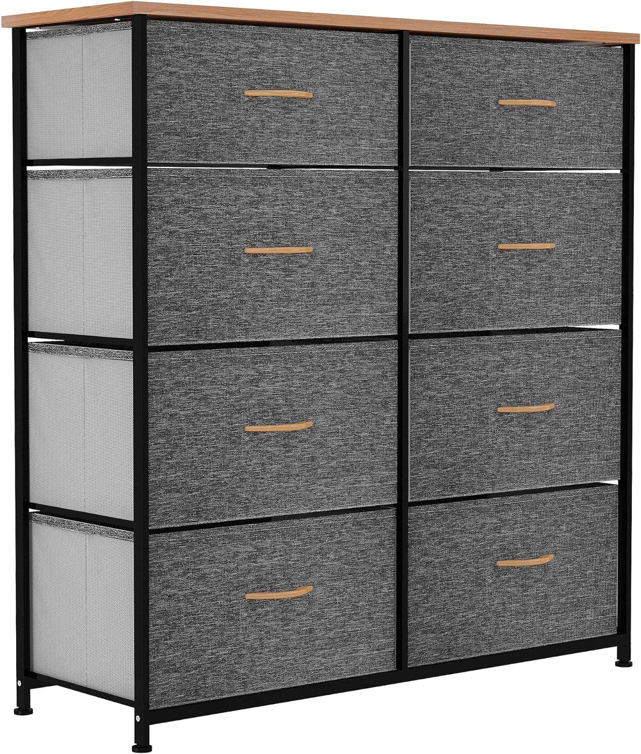 YITAHOME Chest of Drawers, Fabric 8-Drawer Storage Organizer Unit for Bedroom Li...