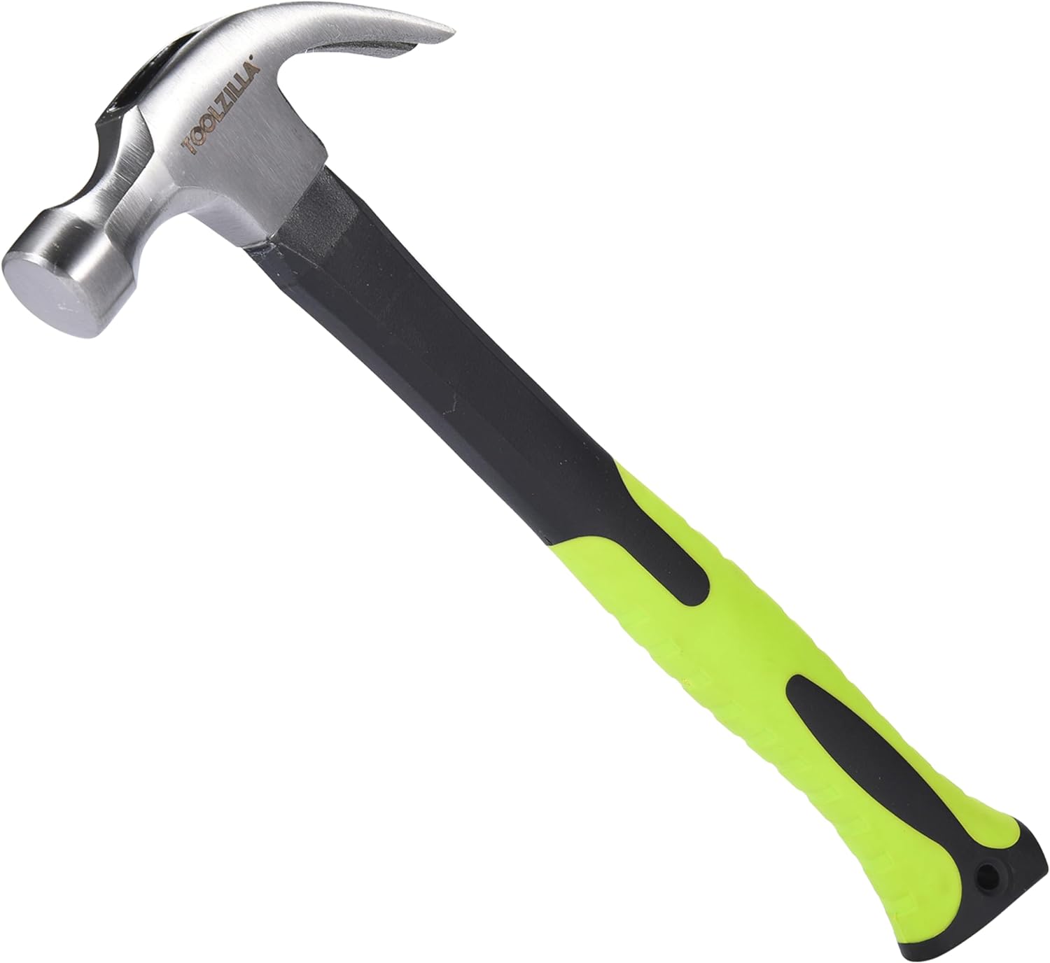 TOOLZILLA Claw Hammer - Comfortable & Ergonomic Grip Black and Green, TPR Finish...
