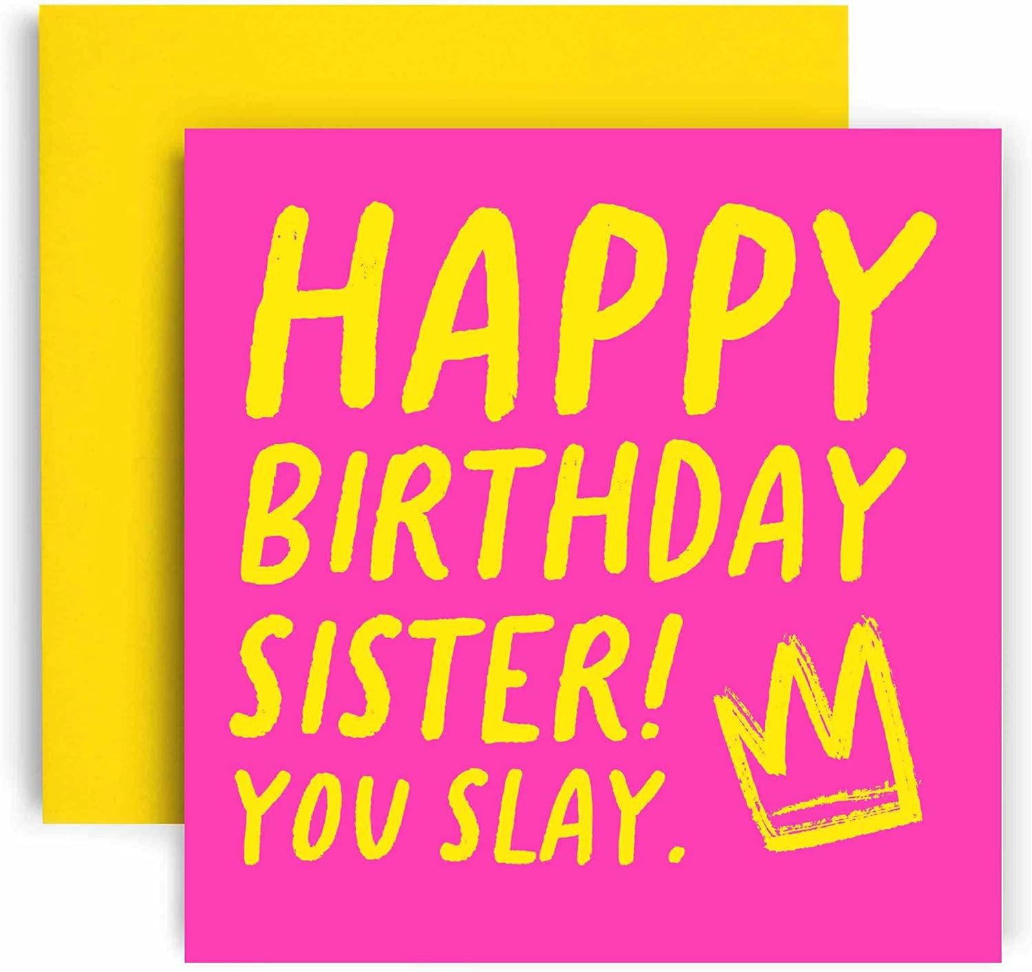Huxters Sister Birthday Card – You Slay Sister - Happy Birthday Card for her – g...