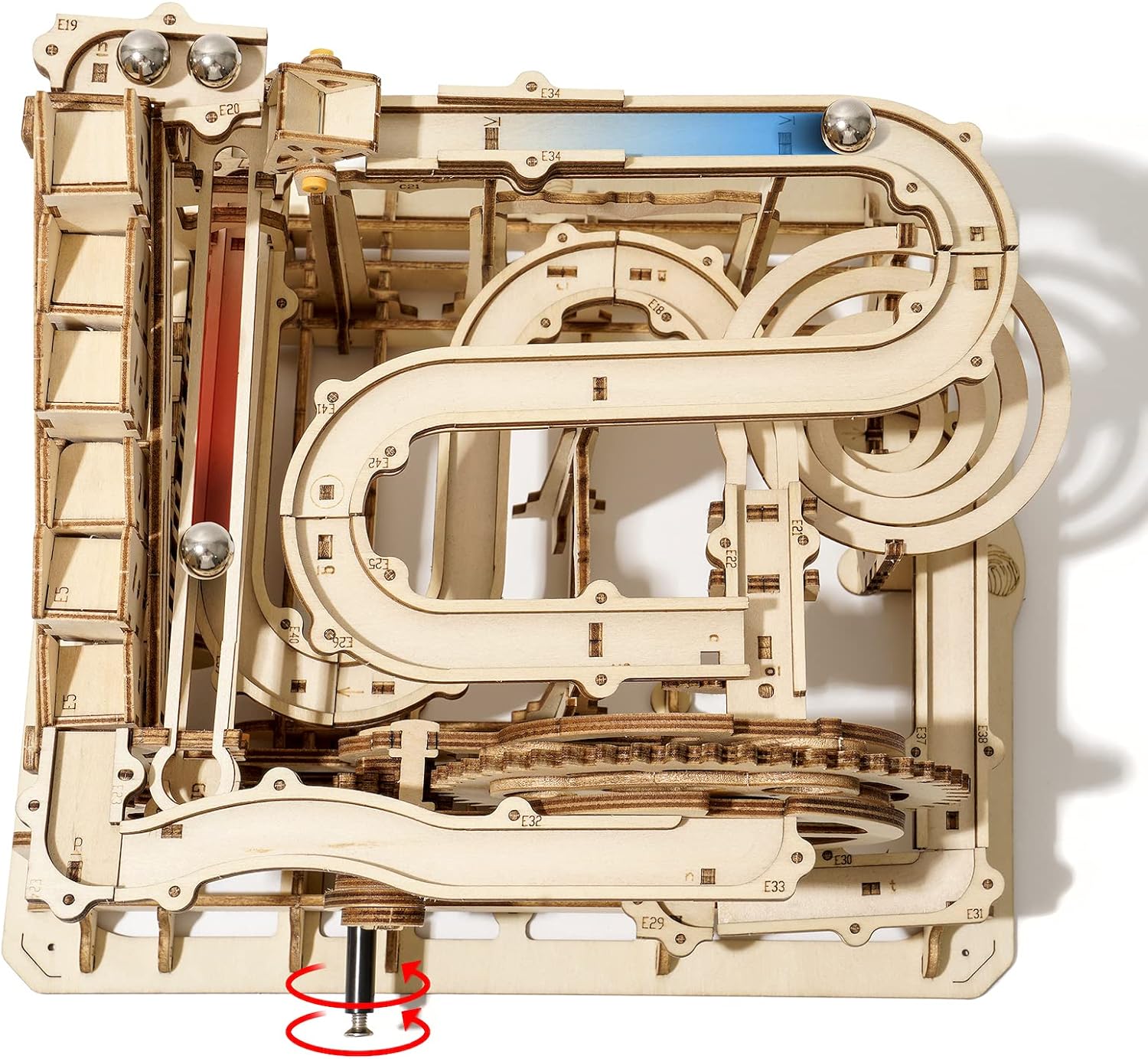ROBOTIME Mable Run 3D Puzzle Wooden Model Kits for Adult Construction to Build,...