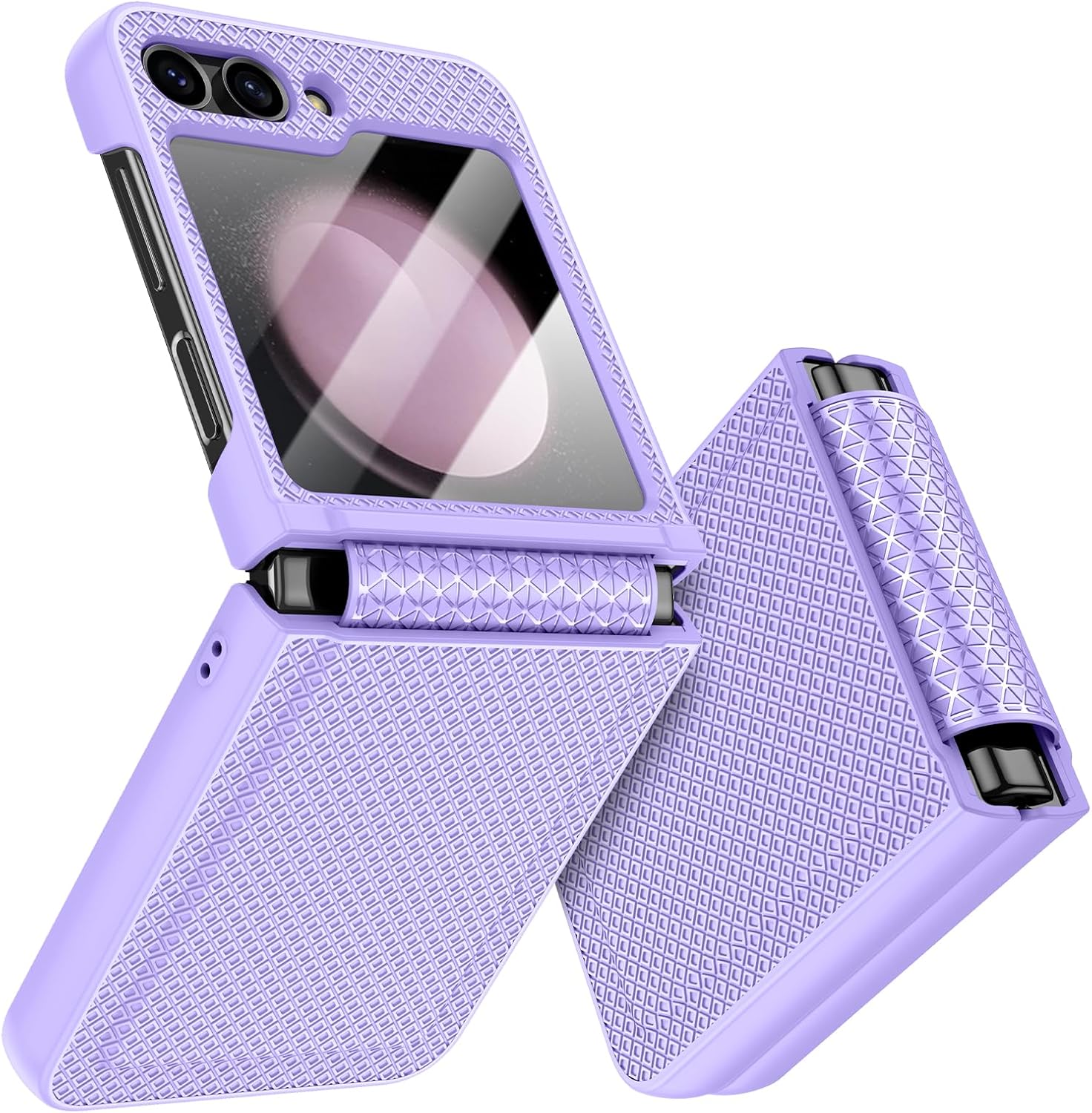 Doeshine for Samsung Galaxy Z Flip 5 Case with Bac...