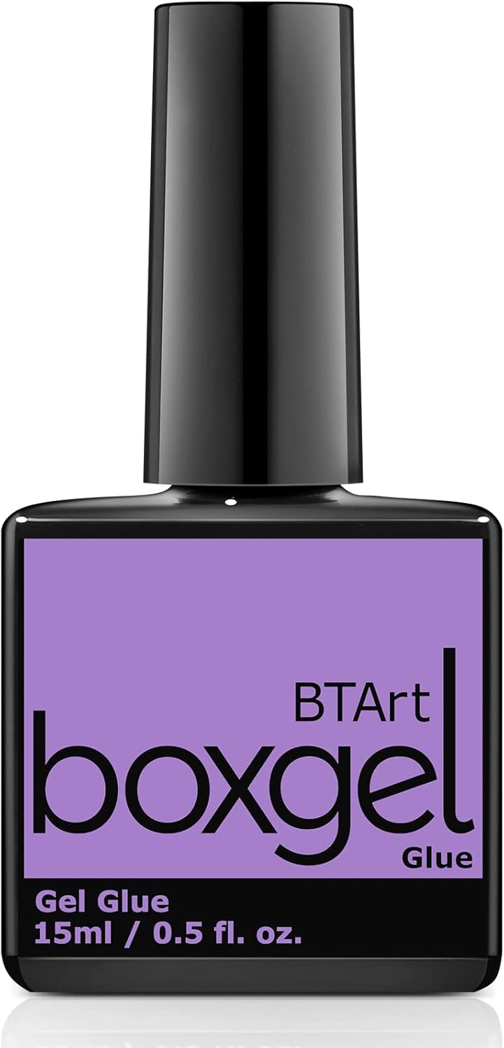 BTArtbox Gel Nail Glue 15 ML 4 In 1 Super Strong UV Nail Glue For Acrylic Nail T...