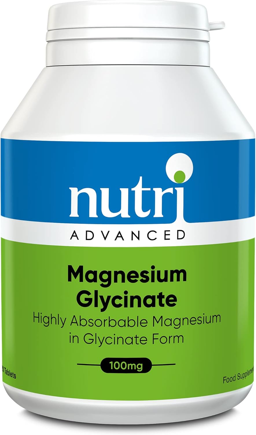 Nutri Advanced Magnesium Glycinate 100mg High Strength Supplement - Sleep Suppor...