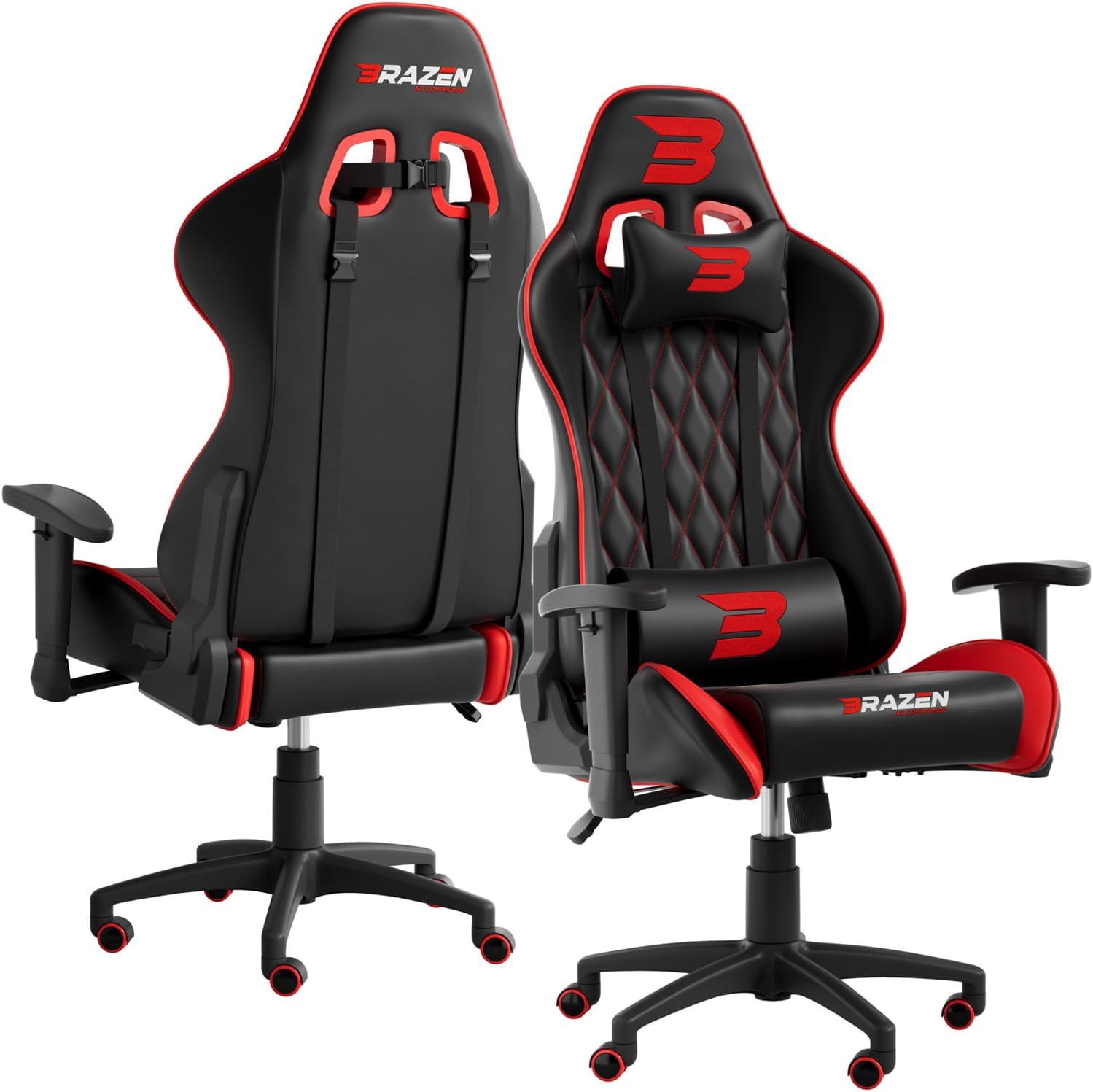 BraZen Phantom PC Chair Gaming Chair for Adults Office Chair Computer Chairs Adu...