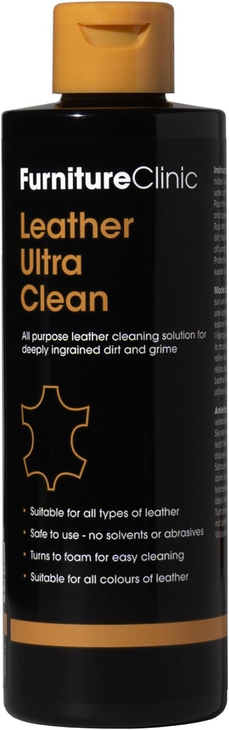 Furniture Clinic Leather Ultra Clean - All-Purpose Leather Cleaner - Leather Cle...