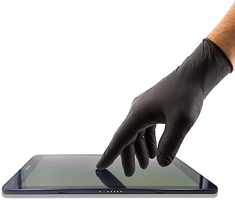 Black Nitrile Disposable Gloves, 100 Count, Latex-Free, Powder-Free Rubber Glove...