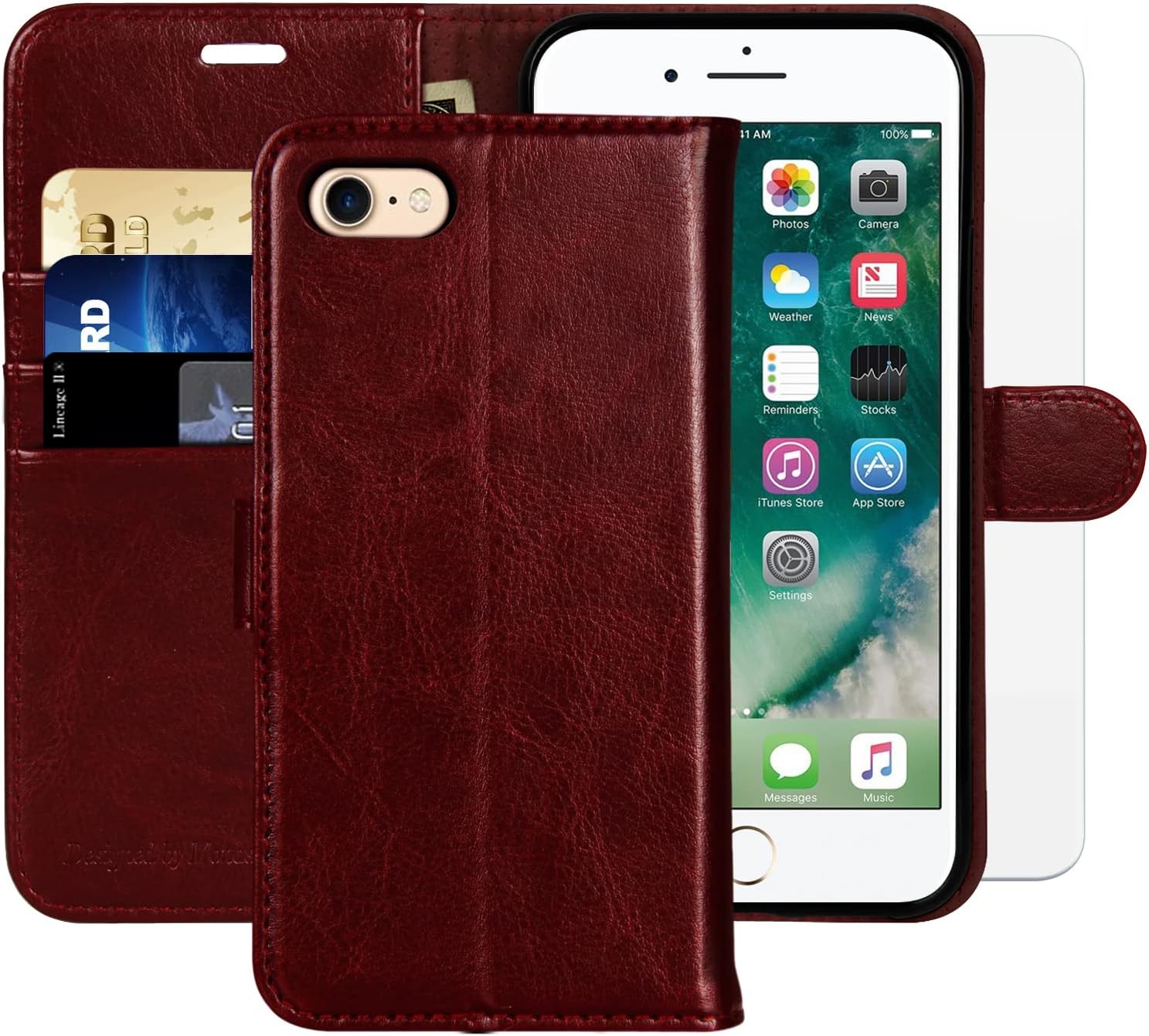 MONASAY iPhone SE 2022/2020 5G Case,iPhone 8 Walle...
