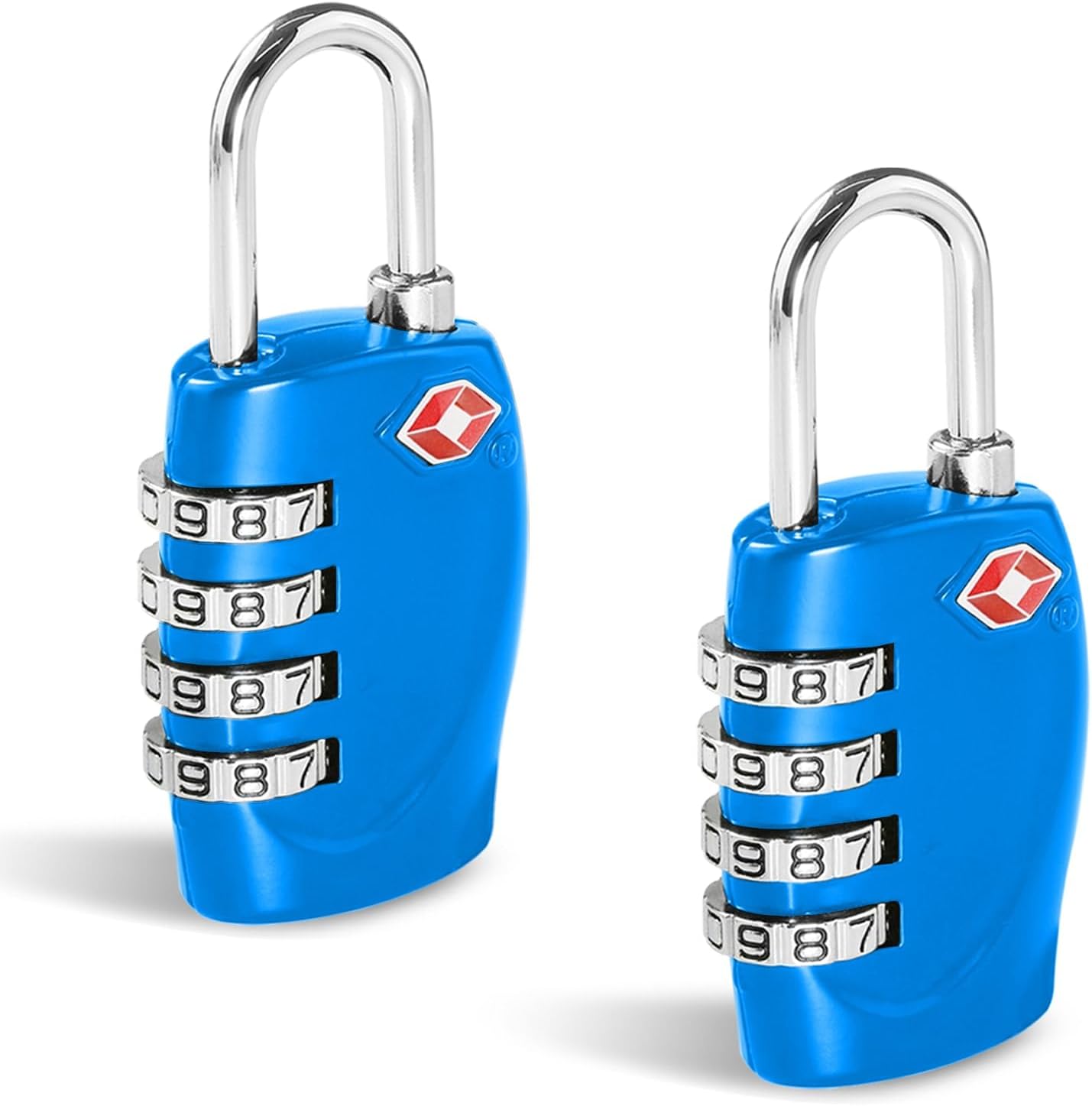 CFMOUR TSA Suitcase Locks - 1, 2, 3, 4, 5, 6 Pack 4-Dial Security Travel Combina...