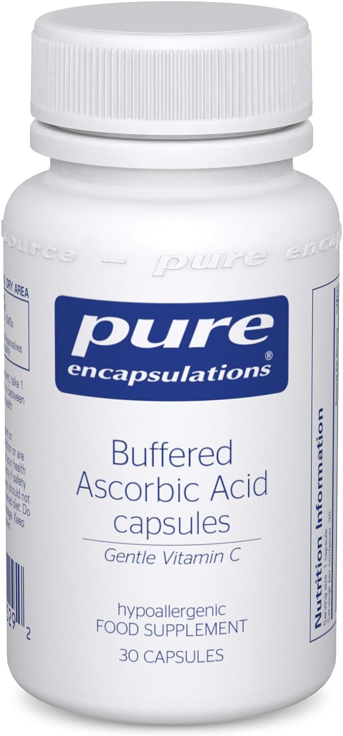 Pure Encapsulations - Buffered Ascorbic Acid - Gentle Vitamin C 670mg - with Cal...
