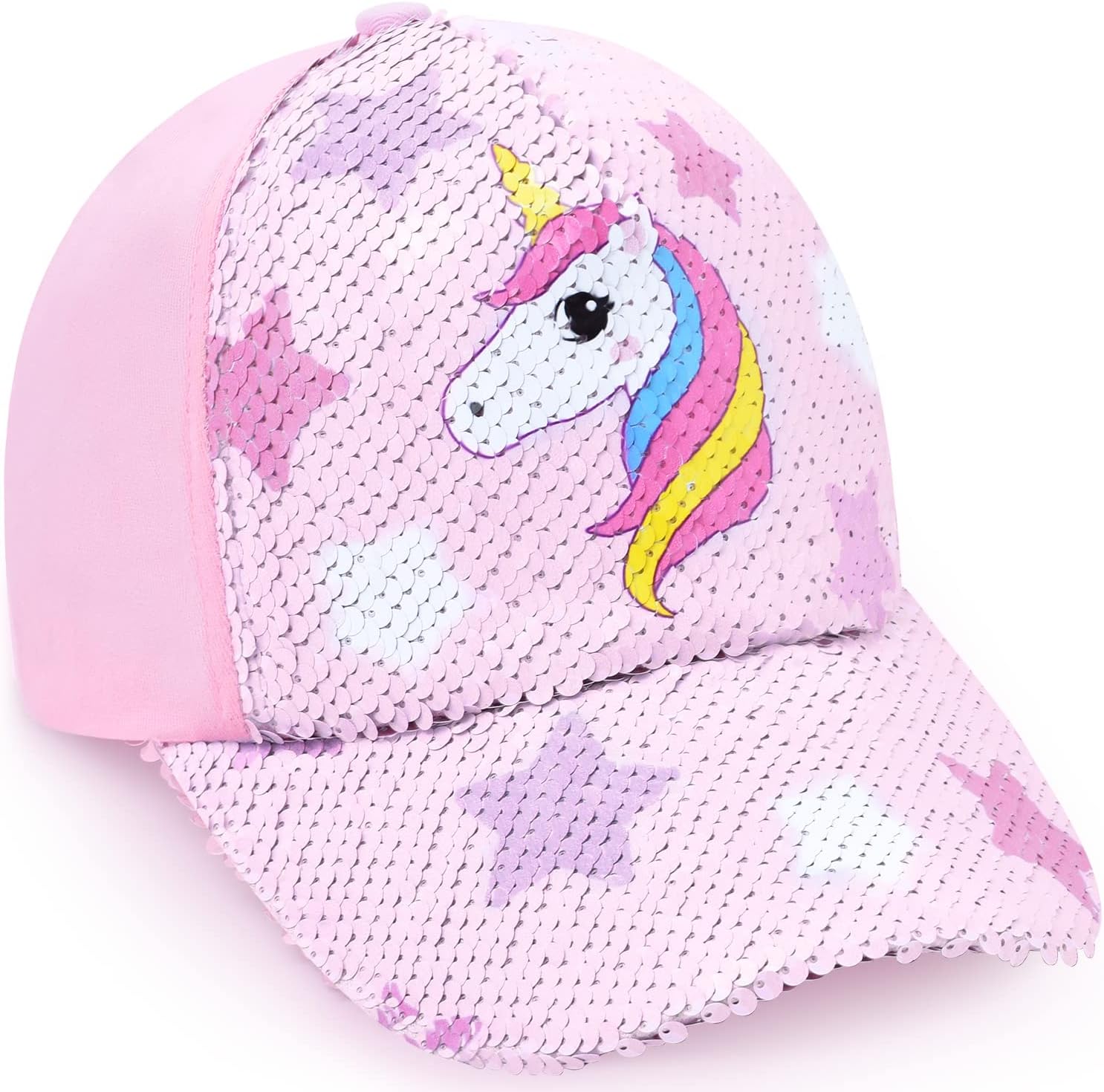 WAWSAM Girls Unicorn Baseball Cap Kids Trucker Hat Youth Cute Adjustable Snapbac...