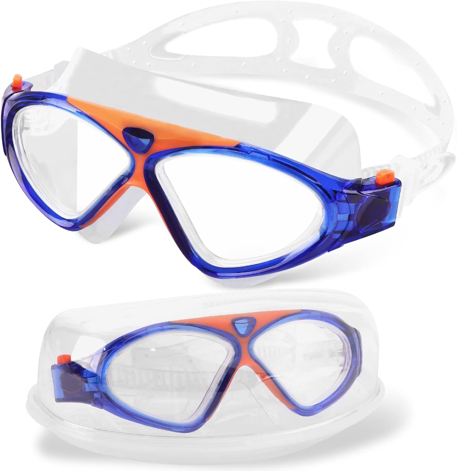 Swimming Goggles for Adults and Kids,Anti Fog No Leakage Clear Vision UV Protect...