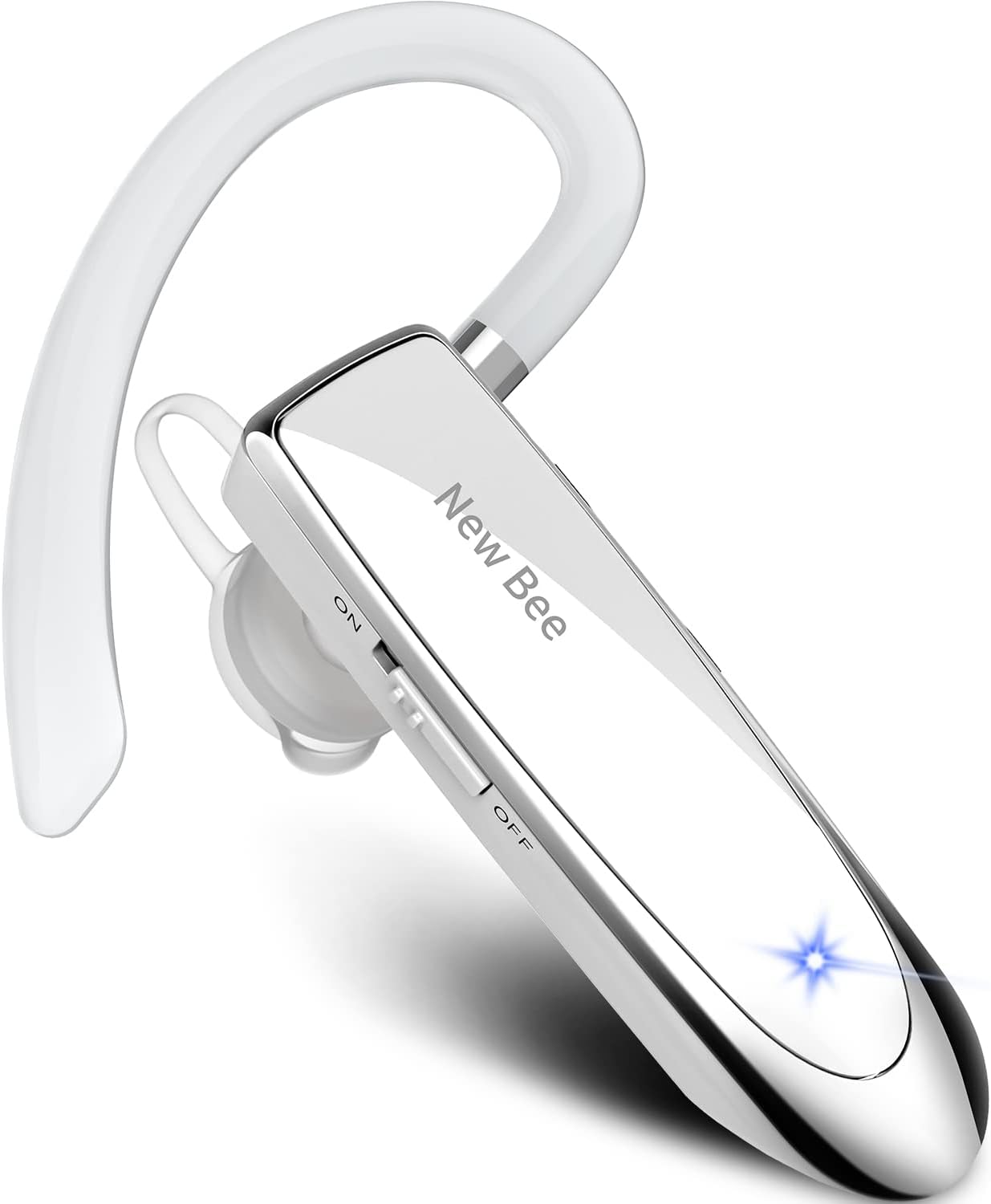 Bluetooth Earpiece Handsfree Earphone New Bee 24 Hrs Phone Call Bluetooth Headse...