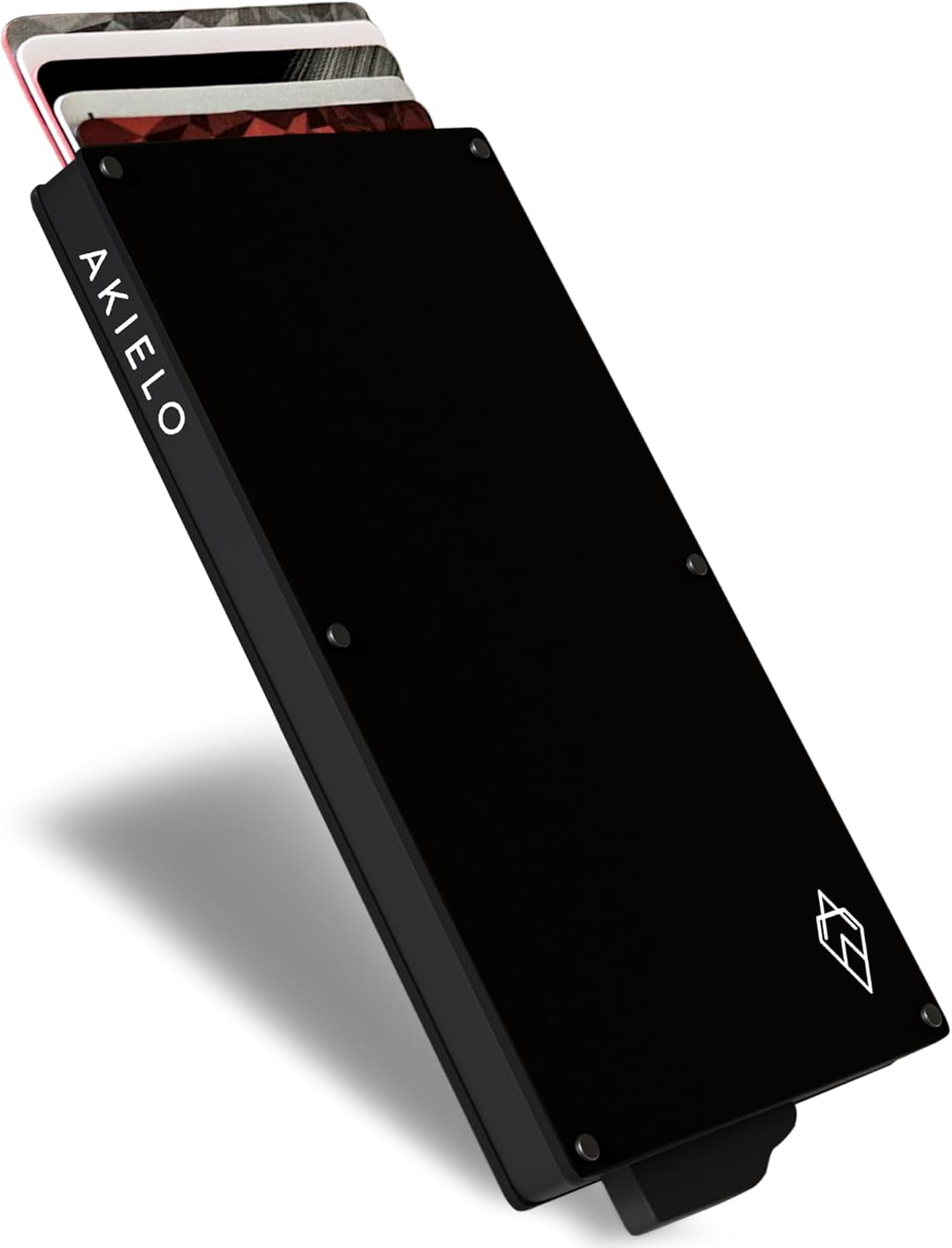 AKIELO RFID Blocking Card Holder with Gift Box – Minimalist Mens Card Wallet – C...