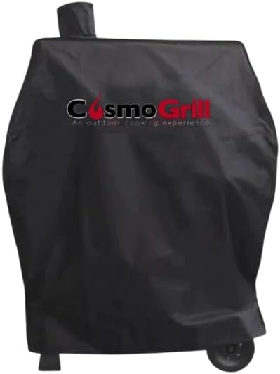CosmoGrill Smoker Jr. BBQ Cover: Waterproof Heavy Duty with Anti-UV Protection B...