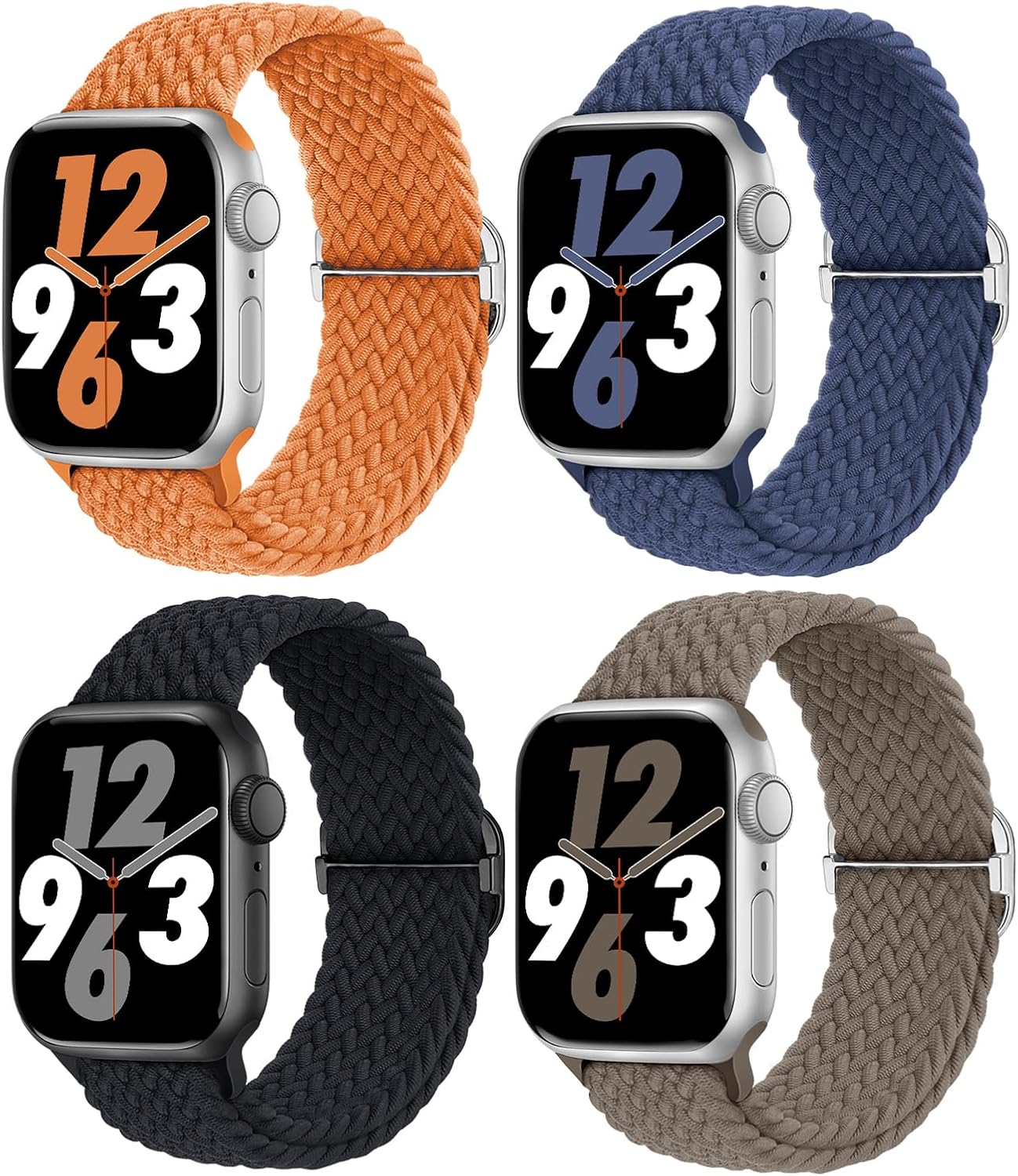Suitisbest Braided Band Compatible for Apple Watch Strap 40mm 41mm 38mm 42mm 44m...