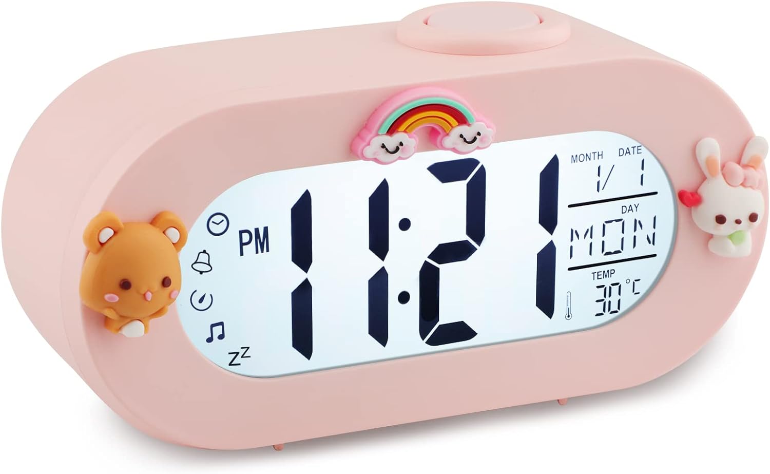 Ayybboo Kids Alarm Clock,Digital Sleep Trainer Clock with Snooze Function & Nigh...