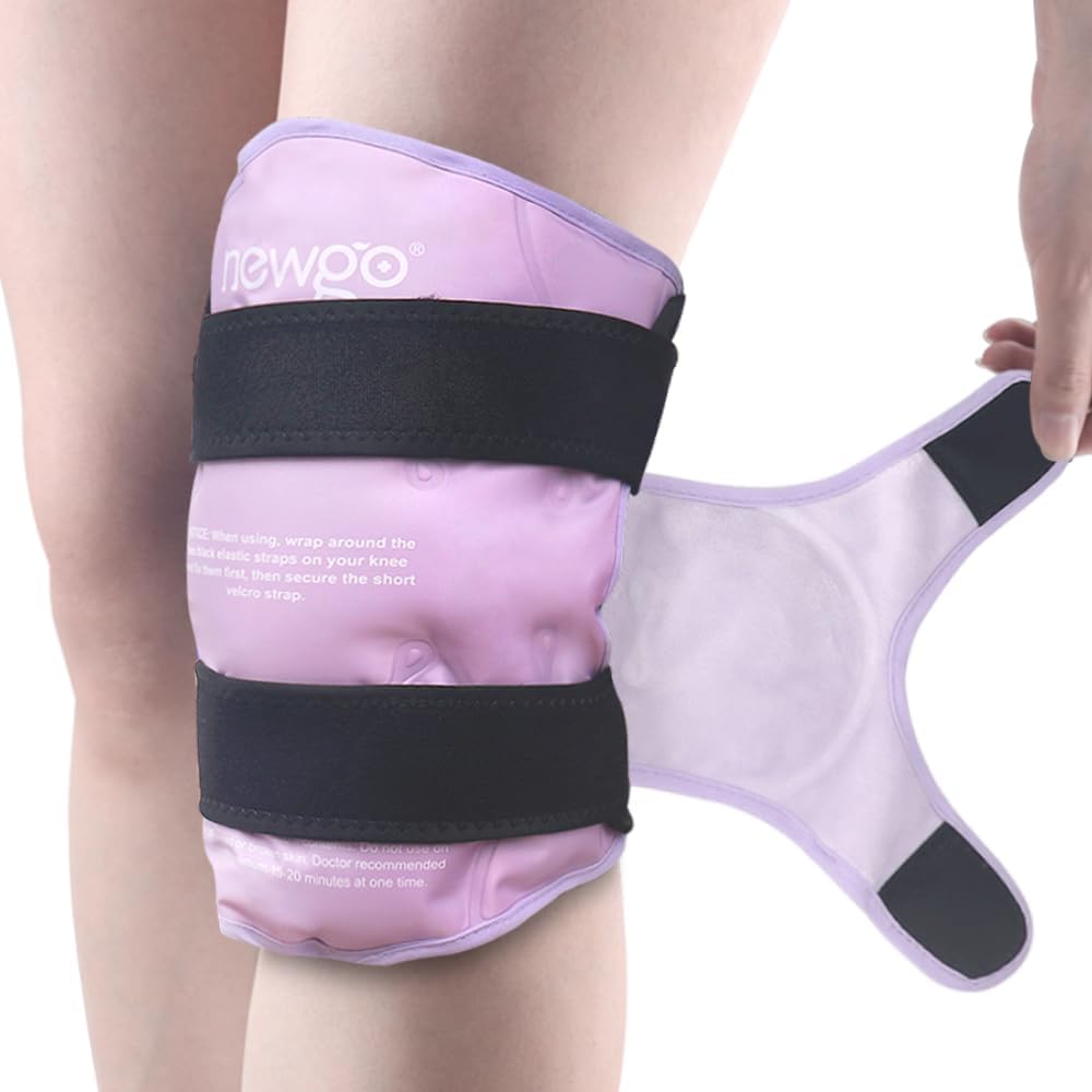 NEWGO Ice Pack for Knee Replacement Surgery, Reusable Gel Cold Pack Knee Ice Pac...