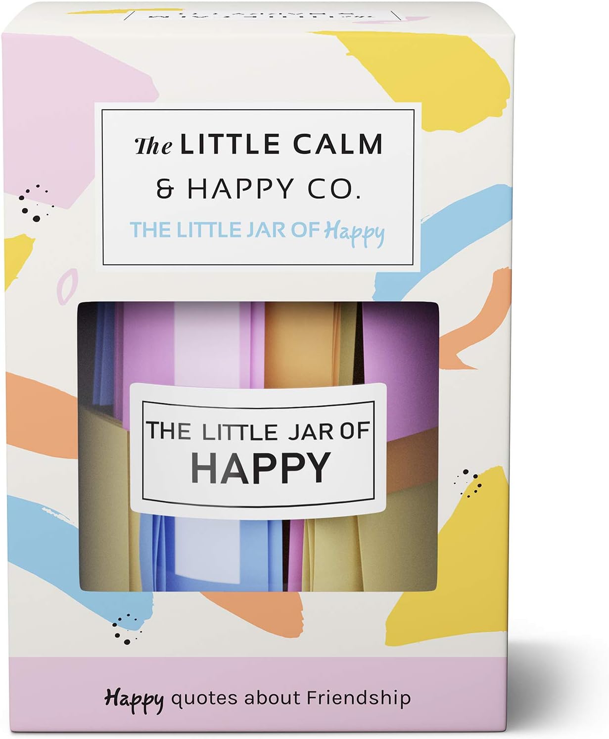 The Little Calm and Happy Company Happy Friendship Quotes Jar (30 Notes) Fun, In...