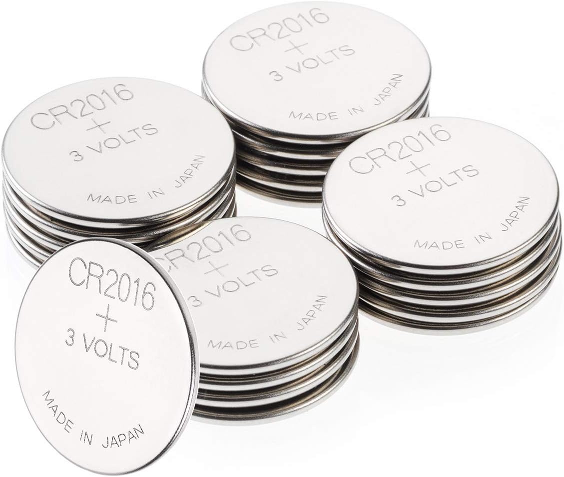 2016 Battery Pack of 20-3V CR2016 / DL2016-3 Volt Lithium coin cell batteries -...