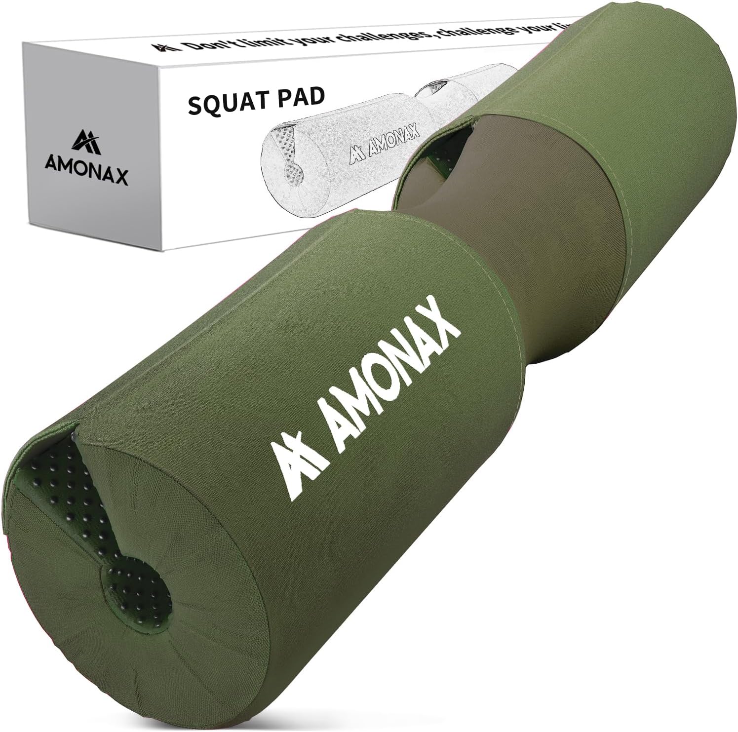 AMONAX Barbell Squat Pad, Extra Thick Foam Padding for Neck & Shoulder Support,...