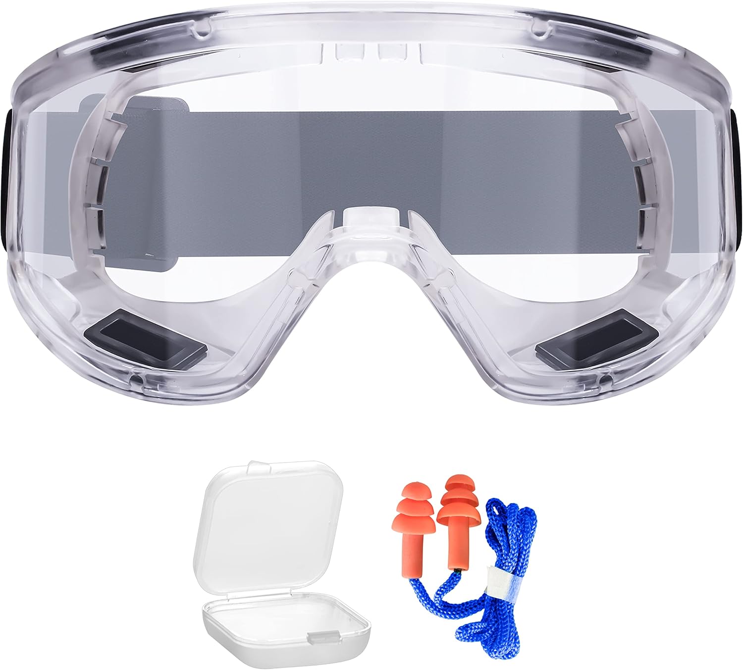 AirGearPro Vision-1000 Anti-Fog Safety Goggles | Anti-Scratch Clear Safety Glass...
