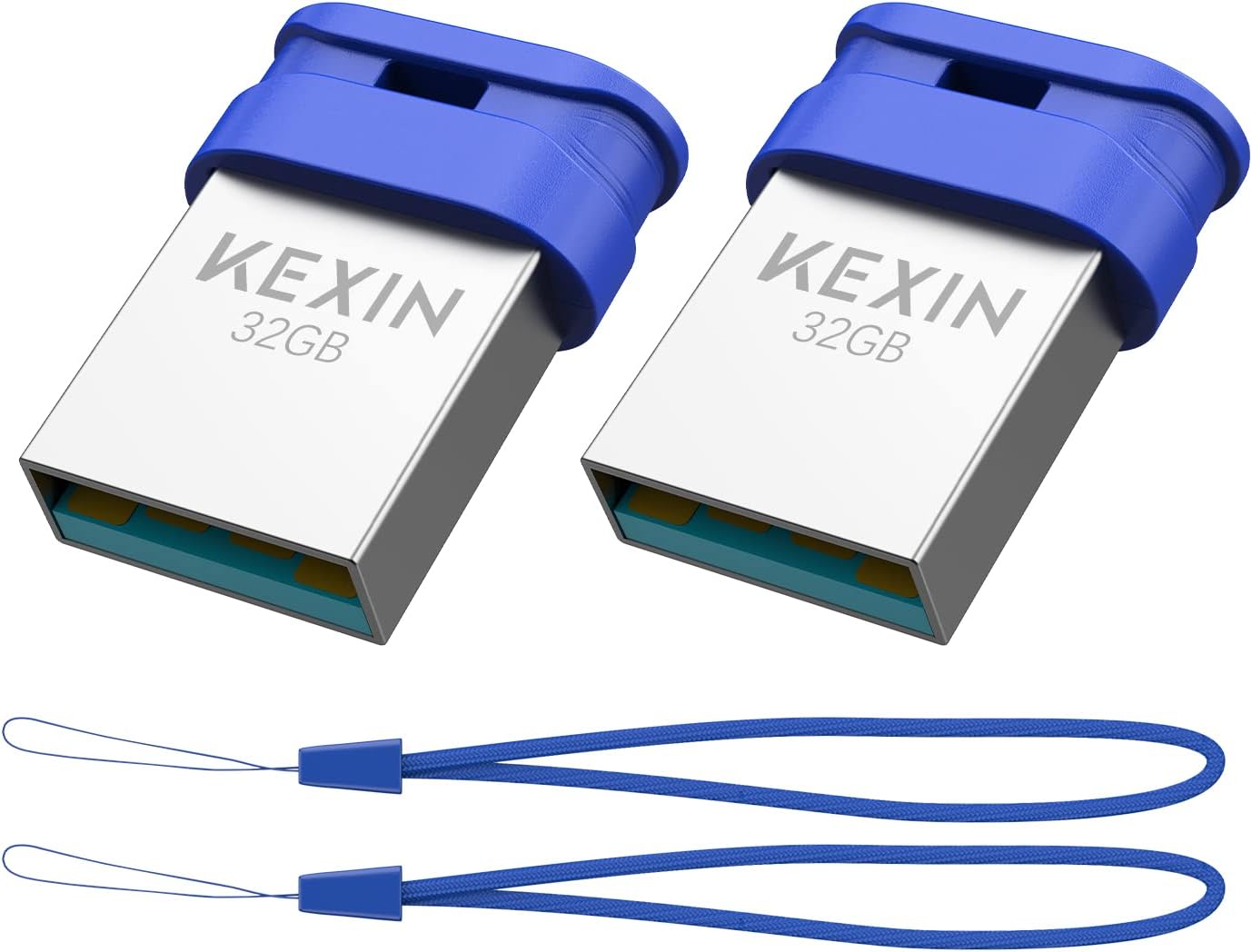 KEXIN 2 Pack USB Flash Drive 32GB USB 3.0 Memory Stick USB Stick Mini USB Drive...
