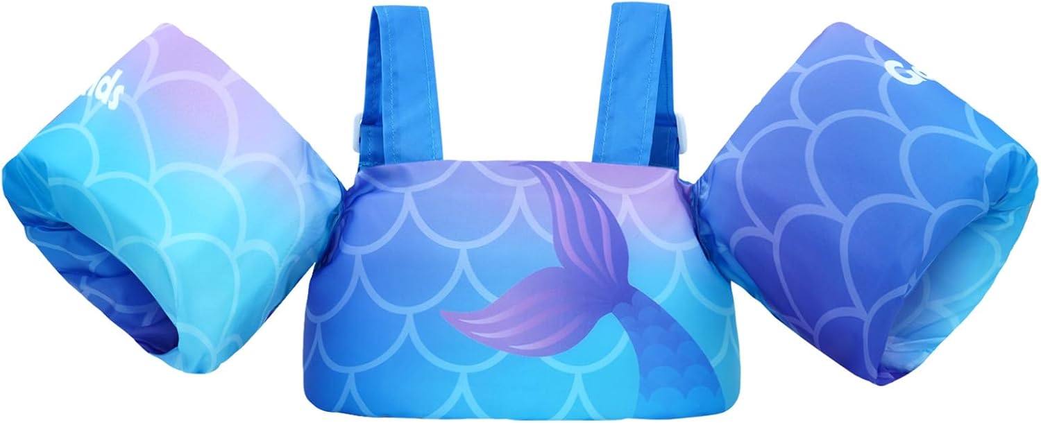 Toddler Swimming Float Vest, Arm Bands Kids Swim V...