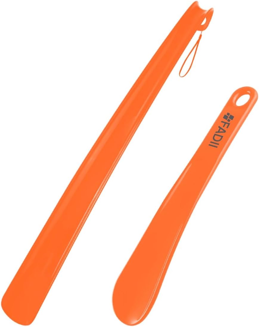 FADII Shoe Horn Long Handled 45cm Long Shoe Horn-Plastic Shoehorn for Men, Women...