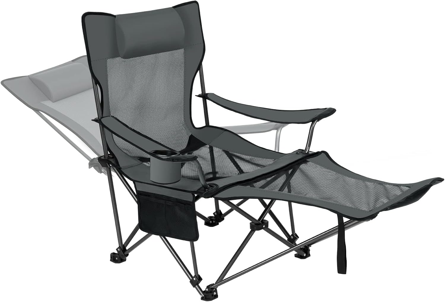 eSituro Folding Camping Chair, Lightweight Outdoor Chair for Adults, 2 Heights A...