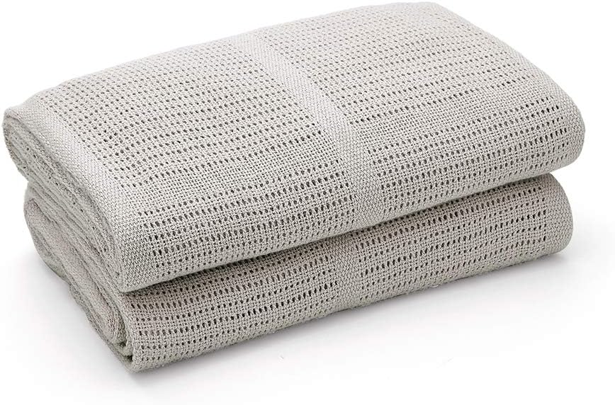 Bloomsbury Mill - Cellular Blankets Baby - Soft 100% Organic Cotton Baby Blanket...